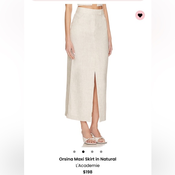Orsina Maxi Skirt in Natural - Picture 7 of 9